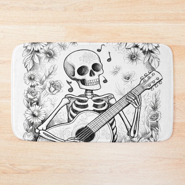 Item preview, Guitar Skeleton  - International Music day designed and sold by Art-Arcade6.