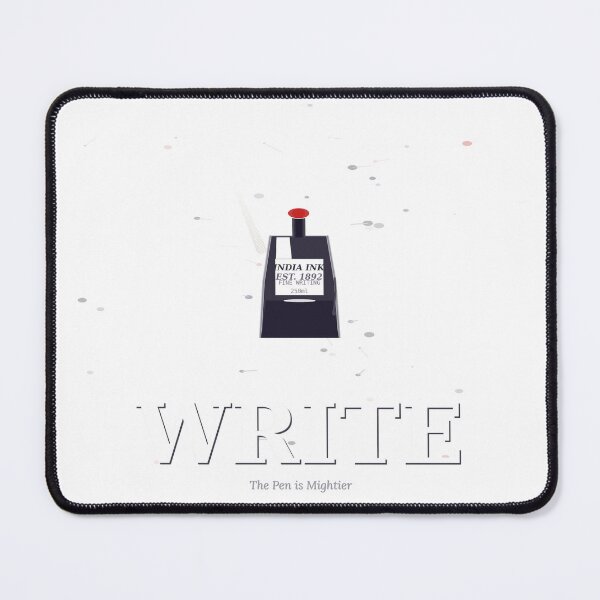 Item preview, Write India Ink Bottle Est 1892 - Dark Academia Vintage Author Art designed and sold by Yuran11.