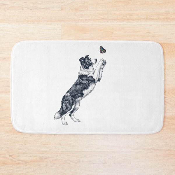 Item preview, Vintage Border Collie with Butterfly Dog Mom Owner designed and sold by TerryConnells.