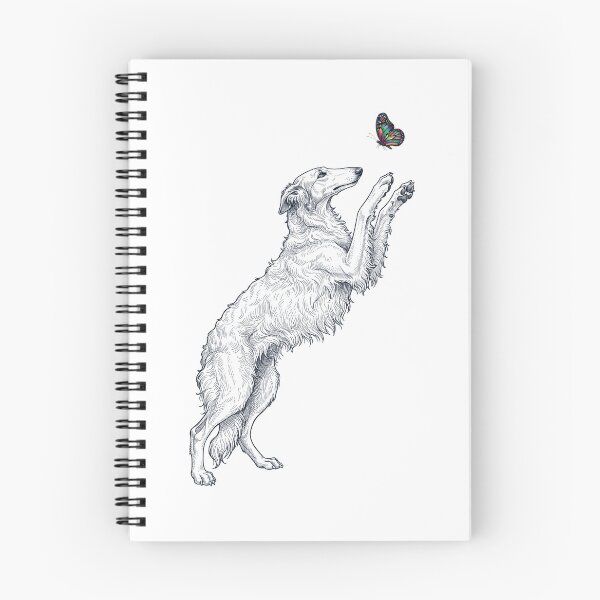 Item preview, Vintage Borzoi with Butterfly Dog Mom Owner designed and sold by TerryConnells.