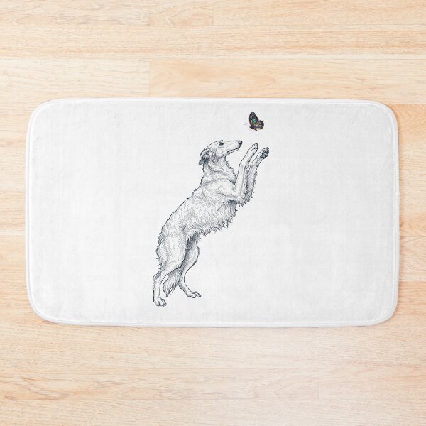 Item preview, Vintage Borzoi with Butterfly Dog Mom Owner designed and sold by TerryConnells.