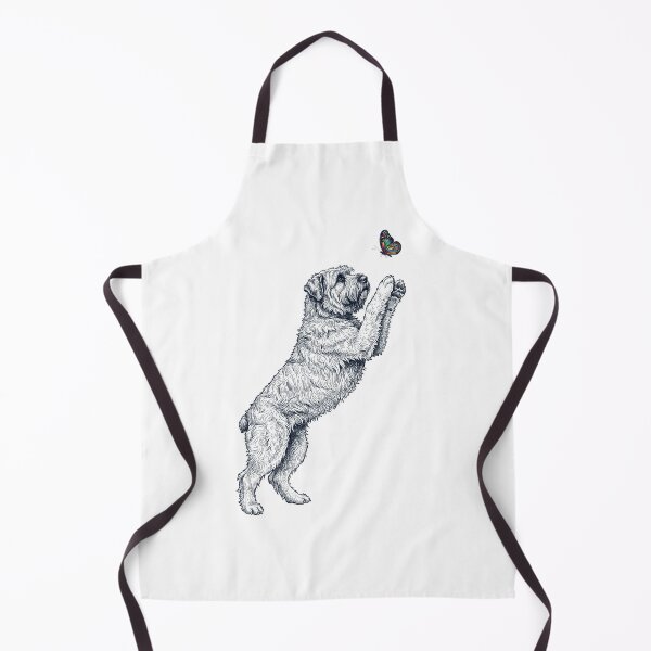 Item preview, Vintage Bouvier des Flandres with Butterfly Dog Mom Owner designed and sold by TerryConnells.