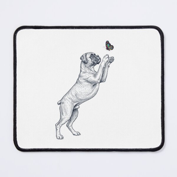 Item preview, Vintage Boxer Dog with Butterfly Dog Mom Owner designed and sold by TerryConnells.