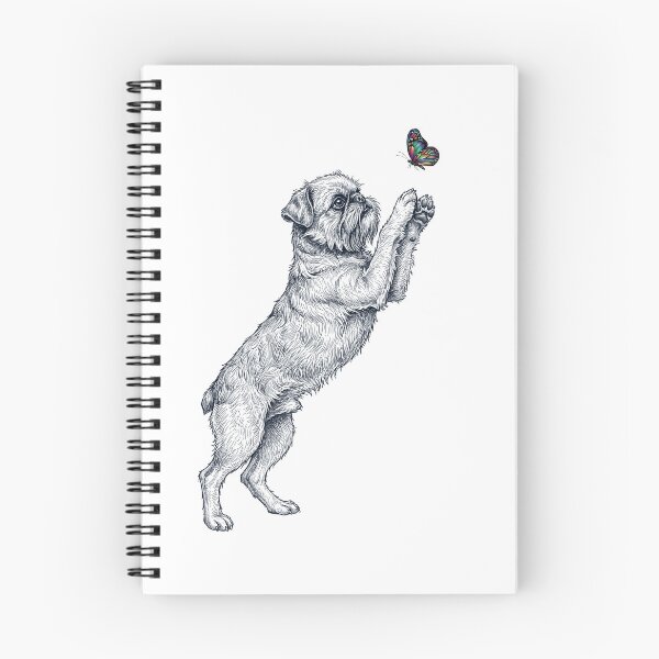 Item preview, Vintage Brussels Griffon with Butterfly Dog Mom Owner designed and sold by TerryConnells.