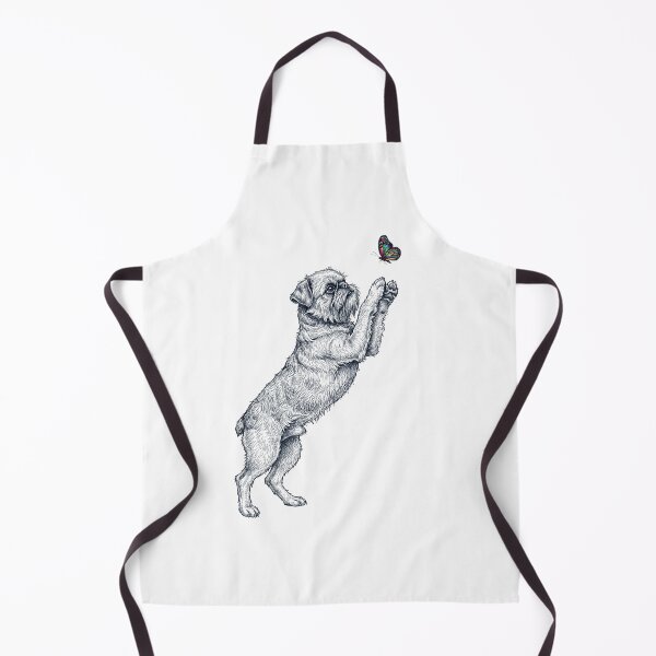 Item preview, Vintage Brussels Griffon with Butterfly Dog Mom Owner designed and sold by TerryConnells.