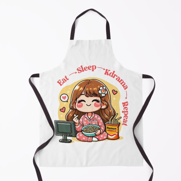 Item preview, Eat Sleep Kdrama Repeat - Funny Kdrama designed and sold by Kdramarewind.