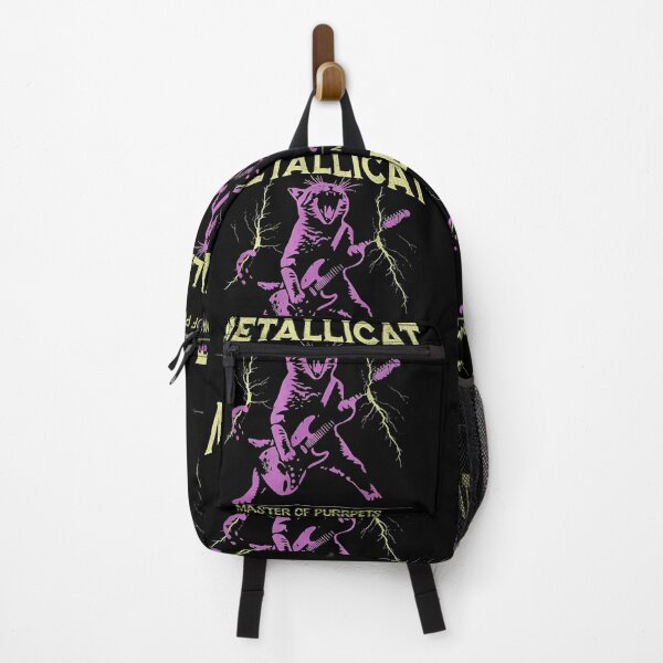 Item preview, Metallicat Master Of Purrpets Cat Metal Music Lover Pun designed and sold by SeraXYZ.