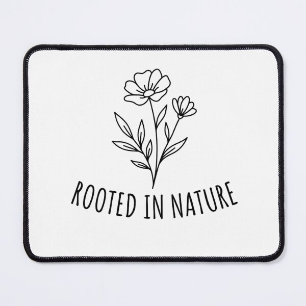 Item preview, Rooted In Nature Minimalist Flower Lineart designed and sold by GiggleInkTees.