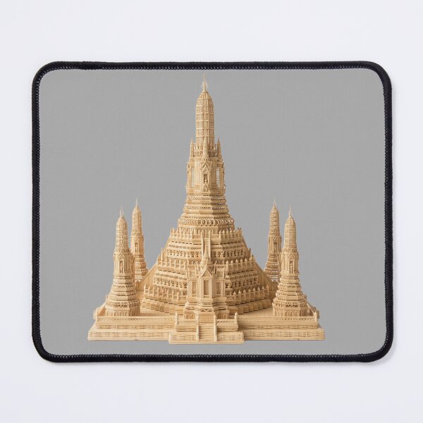 Item preview, Elegant handcrafted woven sculpture inspired by Wat Arun Temple in Thailand designed and sold by Siam Soul Studio.