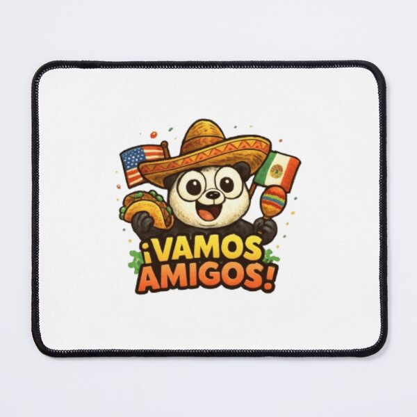 Item preview, ¡Vamos Amigos! Panda Fiesta Soccer Fan Sticker designed and sold by syndia2209.