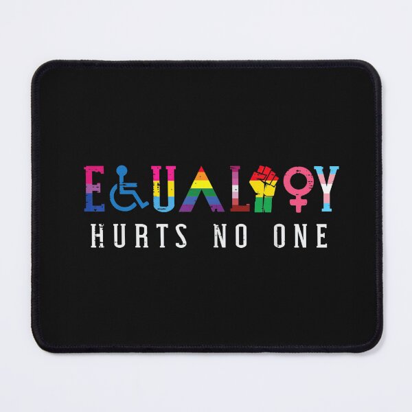 Item preview, Equality Hurts No One LGBTQ Pride Human Rights Quote Design designed and sold by Lilbahlil.