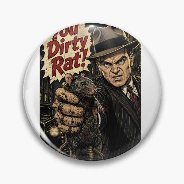 Item preview, You Dirty Rat! Vintage Gangster Comic Noir designed and sold by halibutgoatramb.