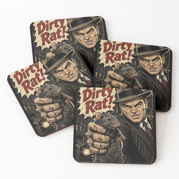 Item preview, You Dirty Rat! Vintage Gangster Comic Noir designed and sold by halibutgoatramb.