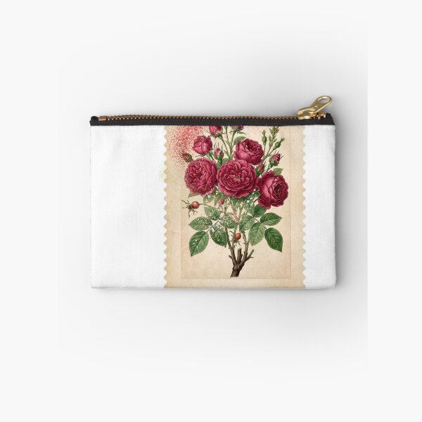 Item preview, Vintage Red Rose Stamp - Aesthetic Botanical Flower Art designed and sold by Atlasoloji.