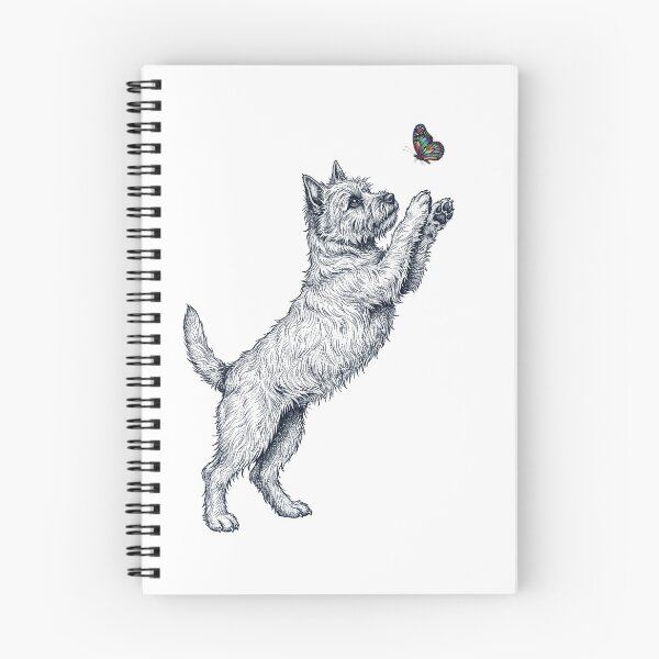 Item preview, Vintage Cairn Terrier with Butterfly Dog Mom Owner designed and sold by TerryConnells.