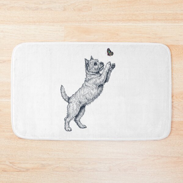 Item preview, Vintage Cairn Terrier with Butterfly Dog Mom Owner designed and sold by TerryConnells.