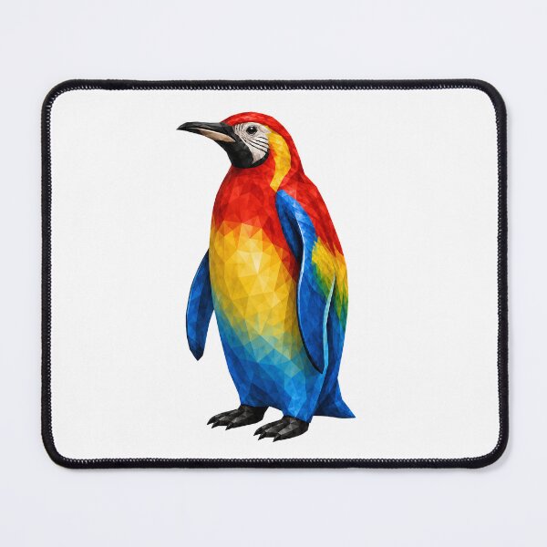 Item preview, Macaw Penguin – Tropical Geometric Fusion designed and sold by filou designs.