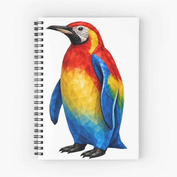 Item preview, Macaw Penguin – Tropical Geometric Fusion designed and sold by filou designs.