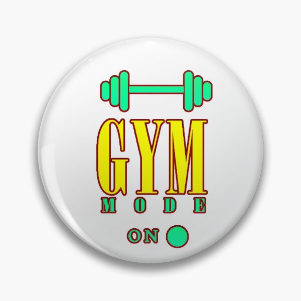 Item preview, Gym Mode On Neon Weights Fitness Motivation designed and sold by AstronautMerch.