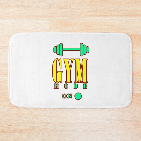 Item preview, Gym Mode On Neon Weights Fitness Motivation designed and sold by AstronautMerch.