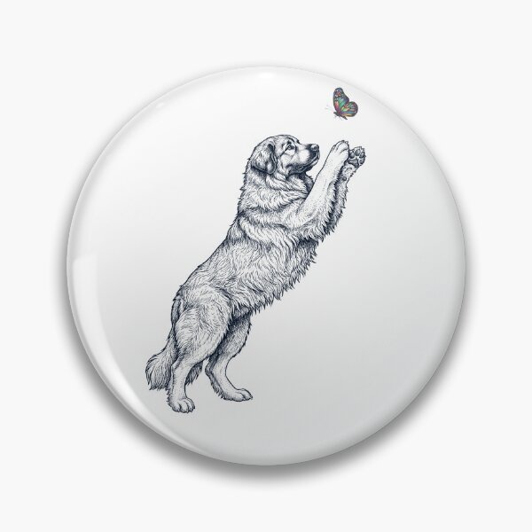 Item preview, Vintage Caucasian Shepherd Dog with Butterfly Dog Mom Owner designed and sold by TerryConnells.