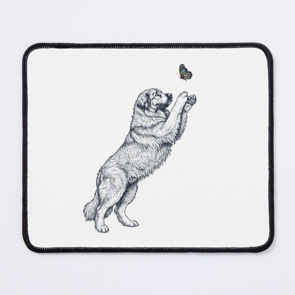 Item preview, Vintage Caucasian Shepherd Dog with Butterfly Dog Mom Owner designed and sold by TerryConnells.