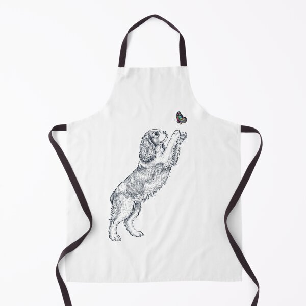 Item preview, Vintage Cavalier King Charles Spaniel with Butterfly Dog Mom Owner designed and sold by TerryConnells.
