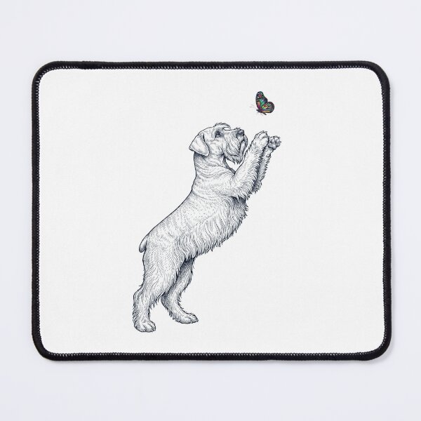 Item preview, Vintage Cesky Terrier with Butterfly Dog Mom Owner designed and sold by TerryConnells.
