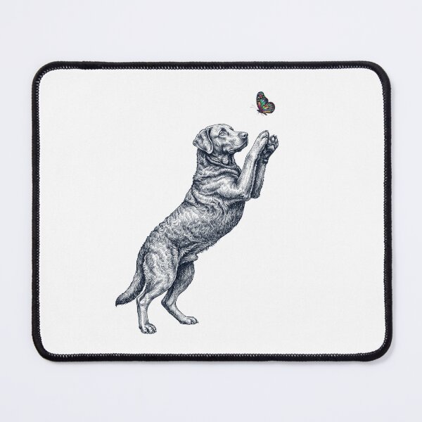 Item preview, Vintage Chesapeake Bay Retriever with Butterfly Dog Mom Owner designed and sold by TerryConnells.