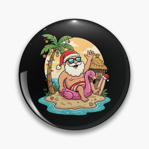 Item preview, Christmas In July Tropical Santa designed and sold by dudelinart.