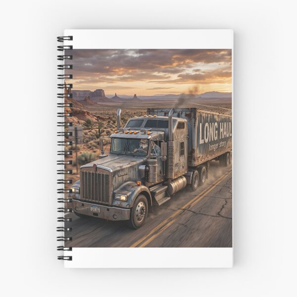 Item preview, Long Haul Wolf | Vintage Trucker Highway Sticker designed and sold by DmaarGroup.