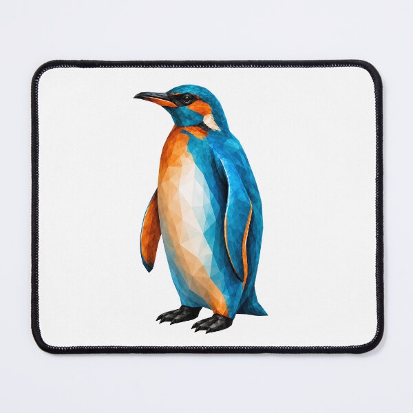 Item preview, Kingfisher Penguin – Geometric River Jewel designed and sold by filou designs.