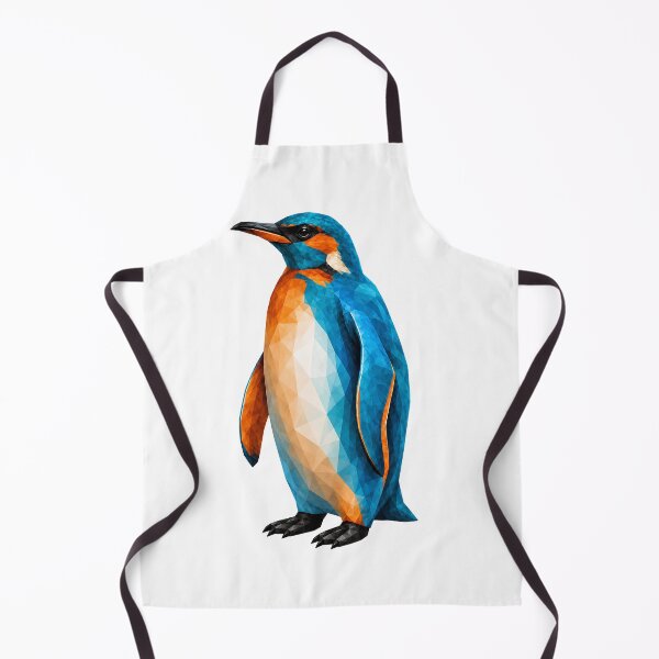 Item preview, Kingfisher Penguin – Geometric River Jewel designed and sold by filou designs.