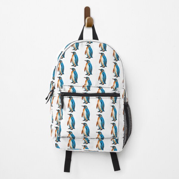 Item preview, Kingfisher Penguin – Geometric River Jewel designed and sold by filou designs.
