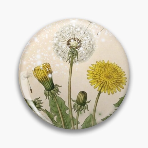 Item preview, Vintage Dandelion Stamp - Aesthetic Botanical Flower Art  designed and sold by Atlasoloji.