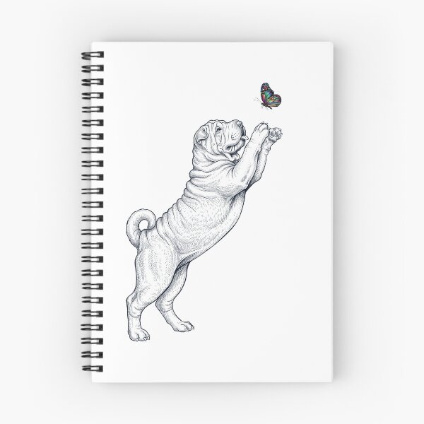 Item preview, Vintage Chinese Shar Pei with Butterfly Dog Mom Owner designed and sold by TerryConnells.