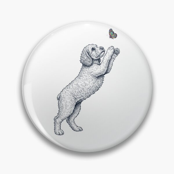 Item preview, Vintage Cockapoo with Butterfly Dog Mom Owner designed and sold by TerryConnells.
