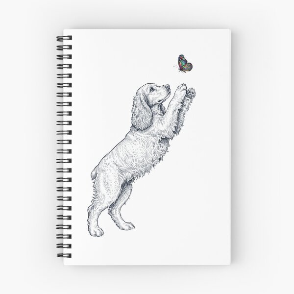 Item preview, Vintage Cocker Spaniel with Butterfly Dog Mom Owner designed and sold by TerryConnells.
