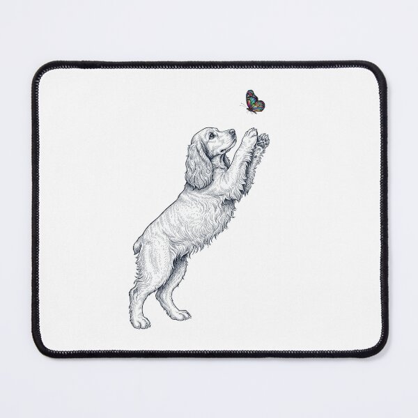 Item preview, Vintage Cocker Spaniel with Butterfly Dog Mom Owner designed and sold by TerryConnells.