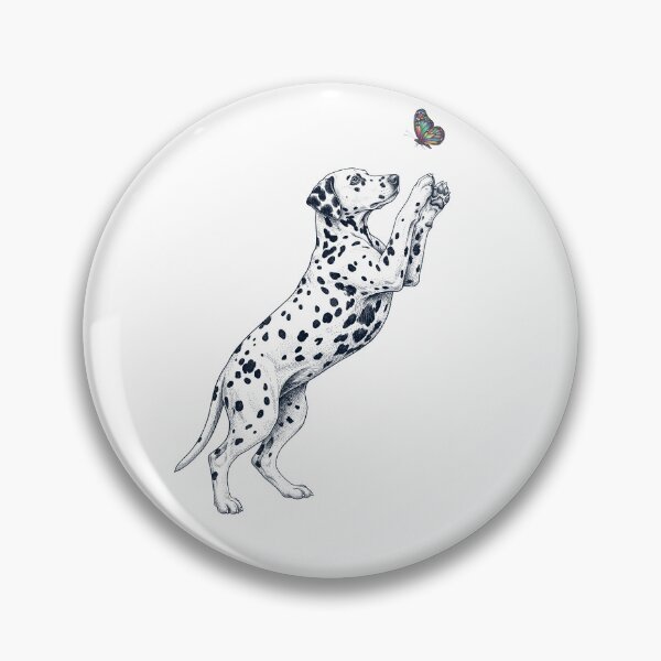 Item preview, Vintage Dalmatian with Butterfly Dog Mom Owner designed and sold by TerryConnells.