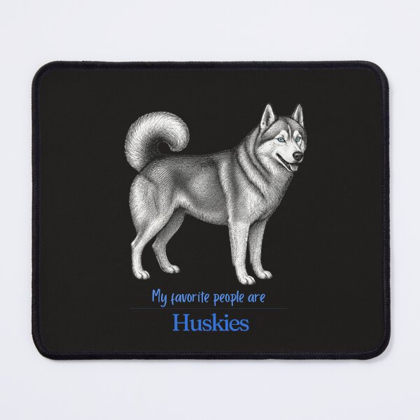 Item preview, My Favorite People Are Huskies | Husky Mom Dad Gift | Husky Christmas Gift | Husky Birthday Gift | Siberian Husky Shirt Mug Sticker designed and sold by The Frog.