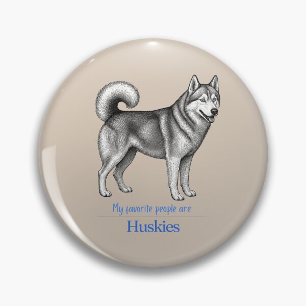 Item preview, My Favorite People Are Huskies | Husky Mom Dad Gift | Husky Christmas Gift | Husky Birthday Gift | Siberian Husky Shirt Mug Sticker designed and sold by The Frog.