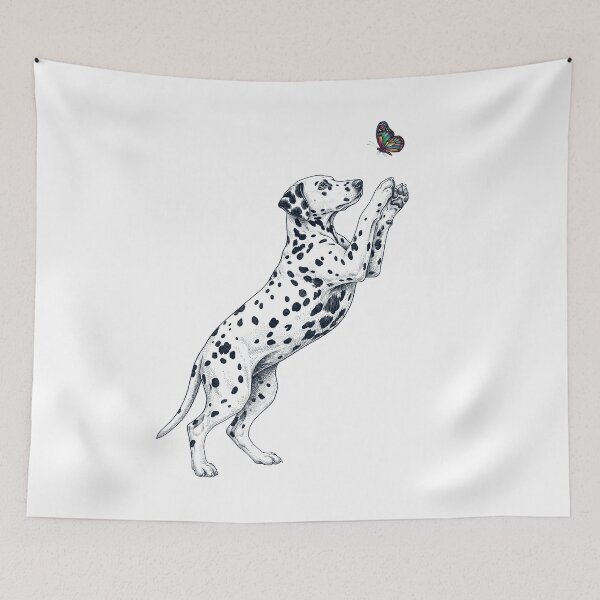 Item preview, Vintage Dalmatian with Butterfly Dog Mom Owner designed and sold by TerryConnells.