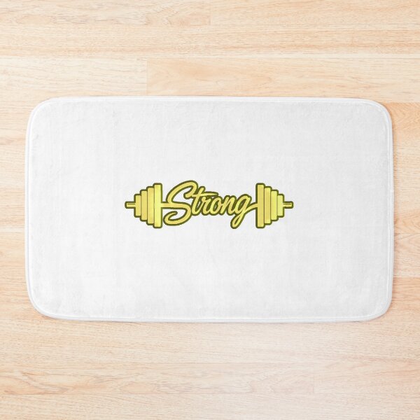 Item preview, Strong Barbell Weights Lettering Gold Gym designed and sold by AstronautMerch.