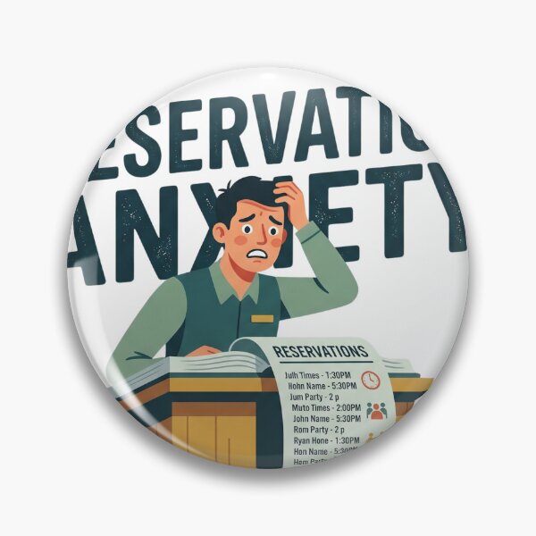 Item preview, Reservation Anxiety: Powered By Stress And Appetizers designed and sold by BrewChef.