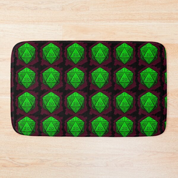 Item preview, Natural 20 Green D20 dice designed and sold by Bulles-de-Meri.