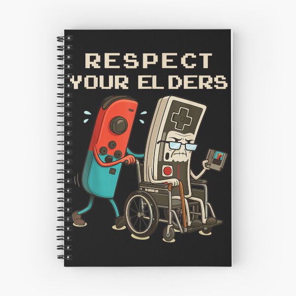 Item preview, Respect Your Elders Retro Gamer Video Games Player designed and sold by SeraXYZ.