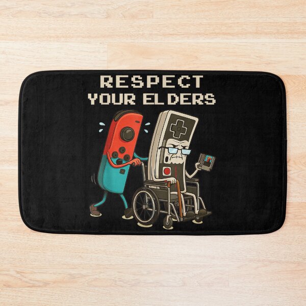 Item preview, Respect Your Elders Retro Gamer Video Games Player designed and sold by SeraXYZ.