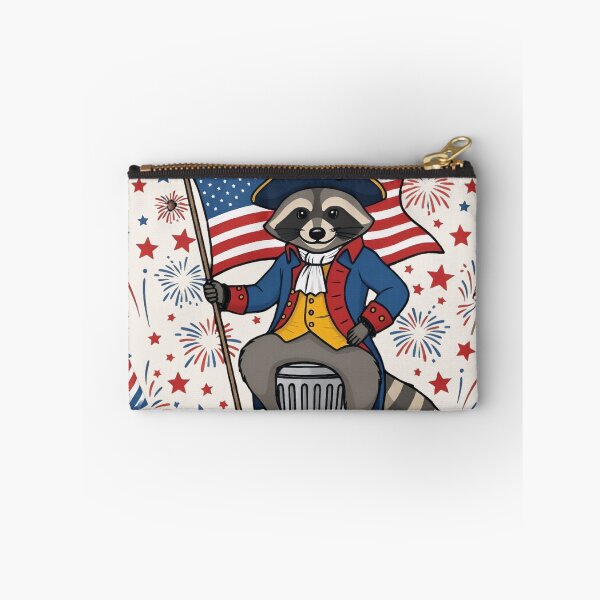 Item preview, Too Feral For British Rule Raccoon Shirt – Funny Patriotic Trash Panda T-shirt designed and sold by ZyxDes.