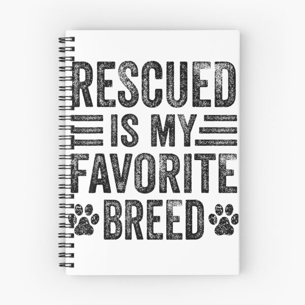 Item preview, Rescued Is My Favorite Breed Dog Cat Lover Owner Adopt Funny T-Shirt designed and sold by rawr00.